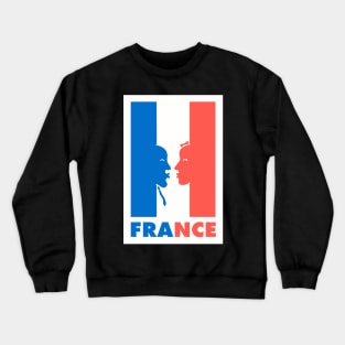 Love in France, Poster Crewneck Sweatshirt